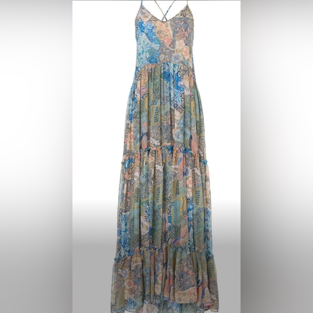 MISA Los Angeles
Kali Boho Flowy Resort Maxi Dress NWT
XL 
MSRP $380